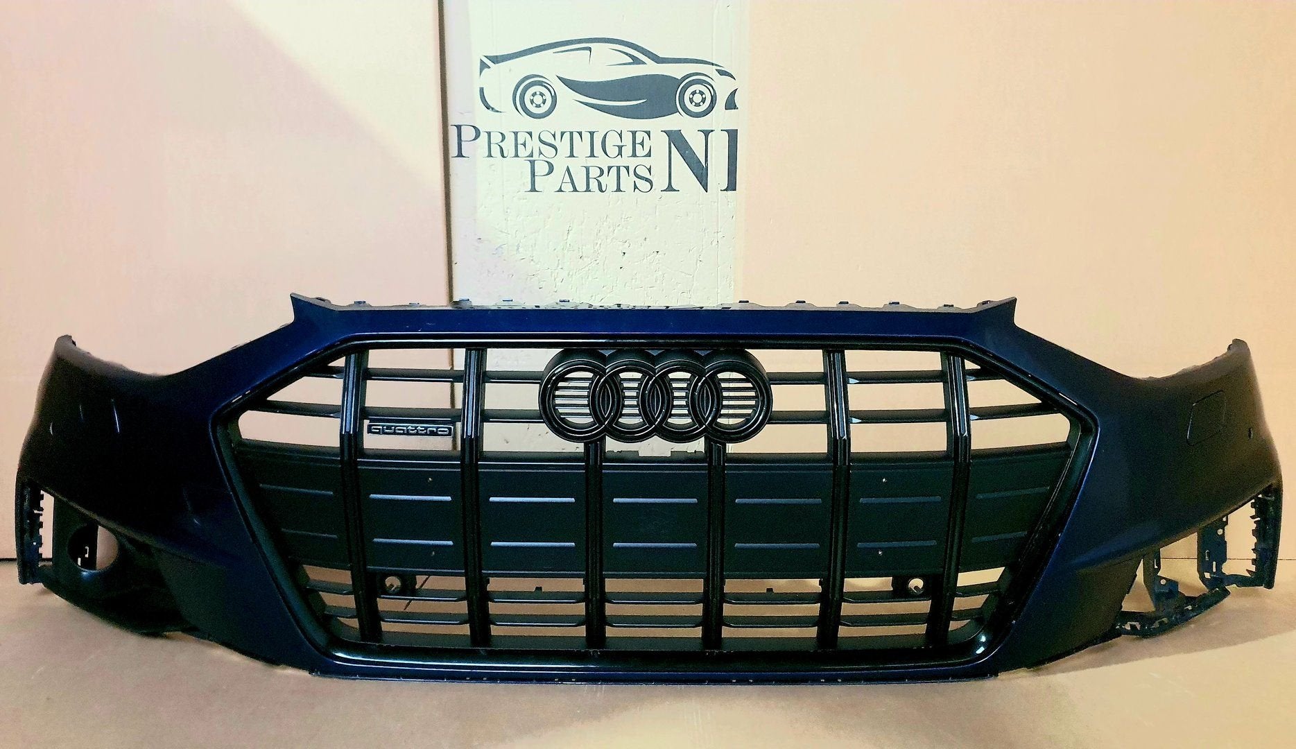 Bumper Voor Audi A4 B9 8W ALLROAD Facelift bj.2019-2025 FL, -, Origine de la pièce connue, Audi, Utilisé