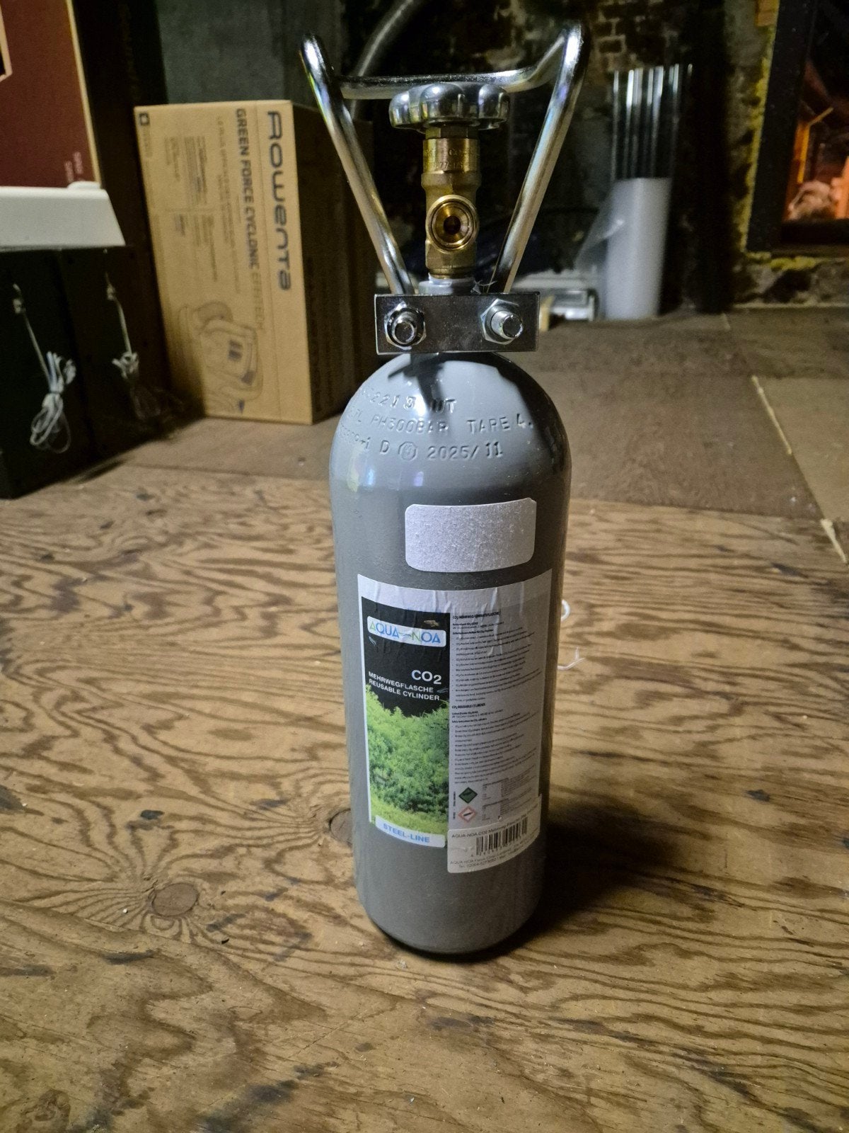 AQUA NOA co2 fles 2 kg gevuld, Enlèvement ou Envoi, Comme neuf, CO₂-systeem