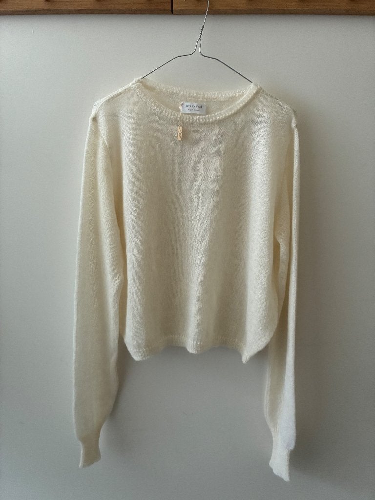 Trui cloud ivoor - Bridal knitwear Lotte Van Huyck, Kleding | Dames, Truien en Vesten, Nieuw, Maat 38/40 (M), Wit, Ophalen of Verzenden