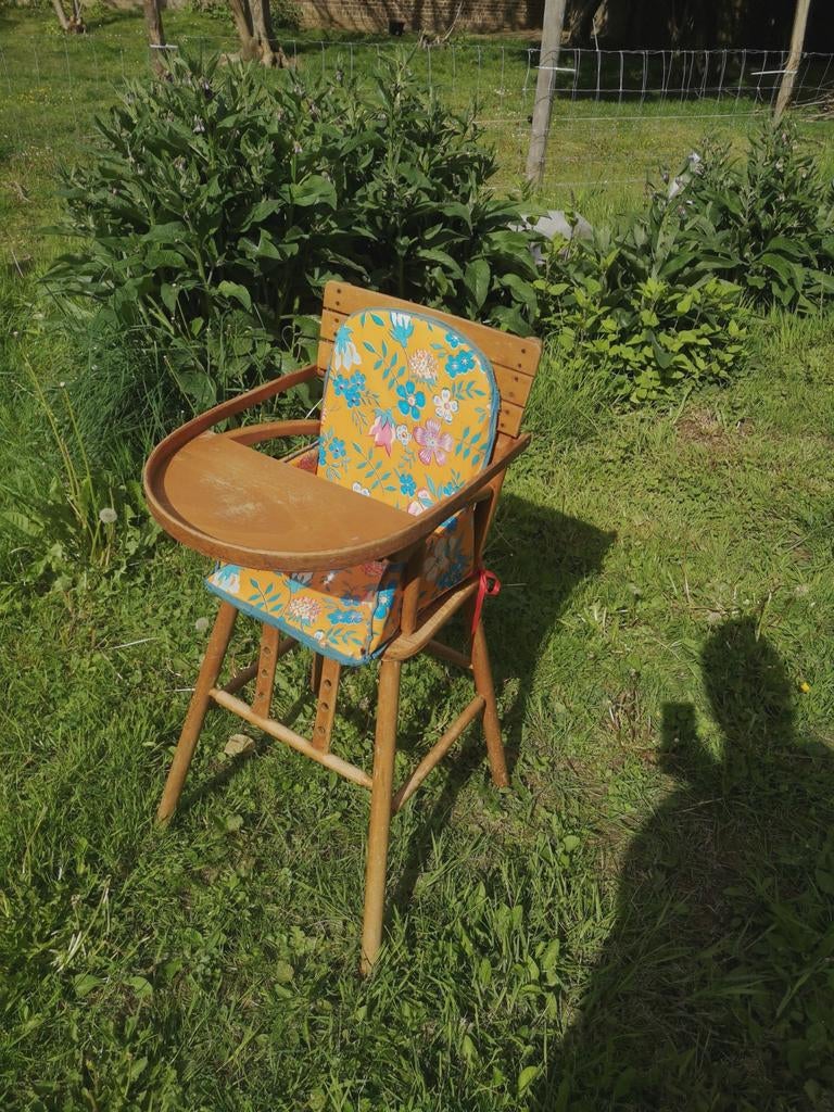 Retro kinderstoel, Ophalen