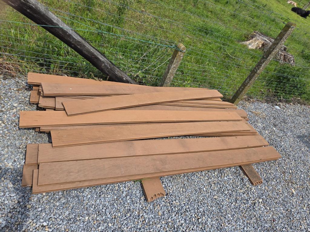 PVC planken, Enlèvement