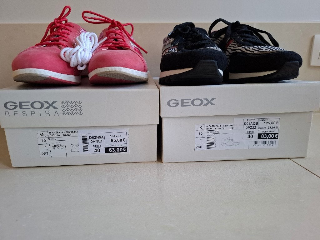 2 Paar Geox sneakers, Kleding | Dames, Overige kleuren, Nieuw, Sneakers, Ophalen