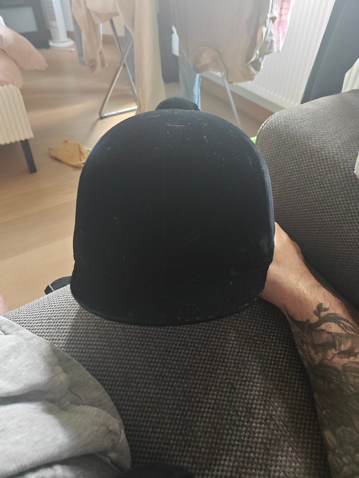 paarden helm, Dieren en Toebehoren, Ophalen, Gebruikt, Dressuur, Rijhelm/cap