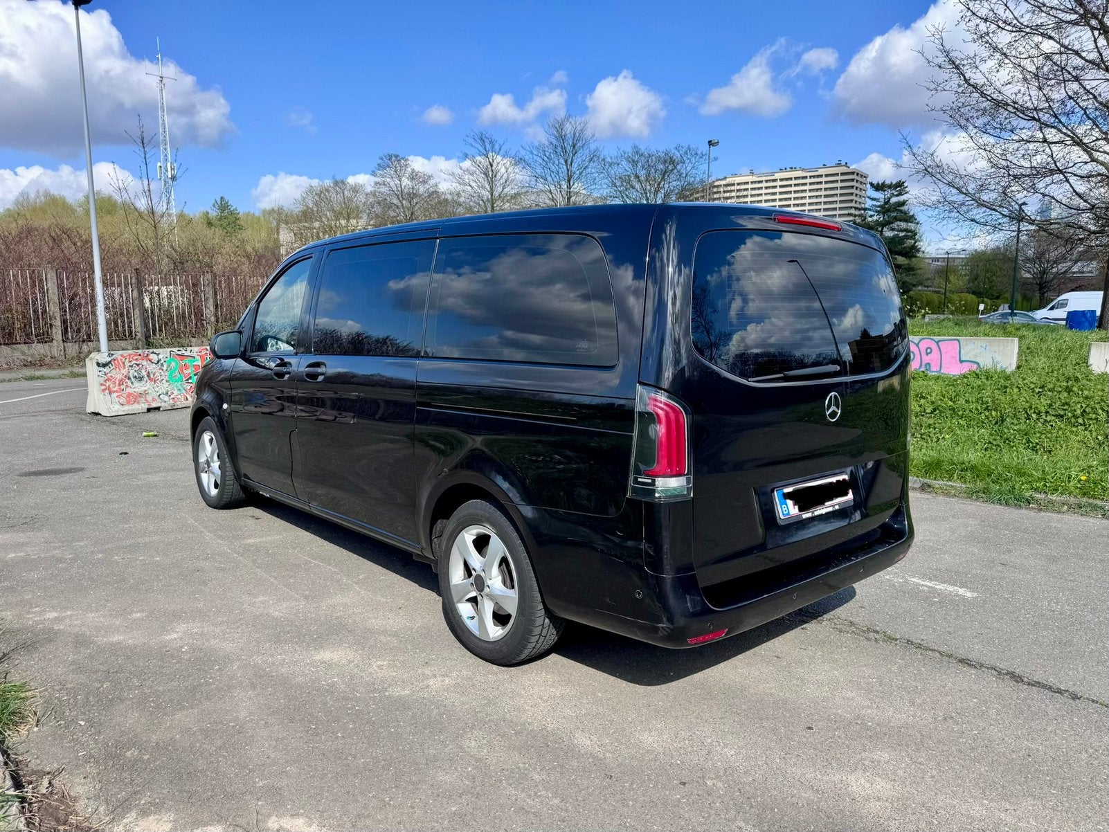 Mercedes vito 2.2 euro6d, Automaat, 4x4, Monovolume, Zwart