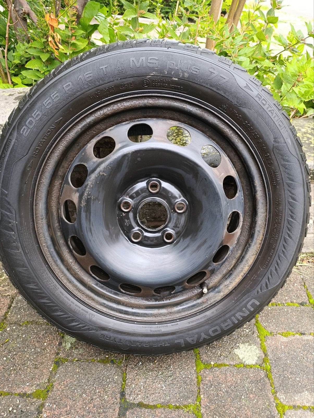 roue de secours VW touran 16 pouces, Enlèvement