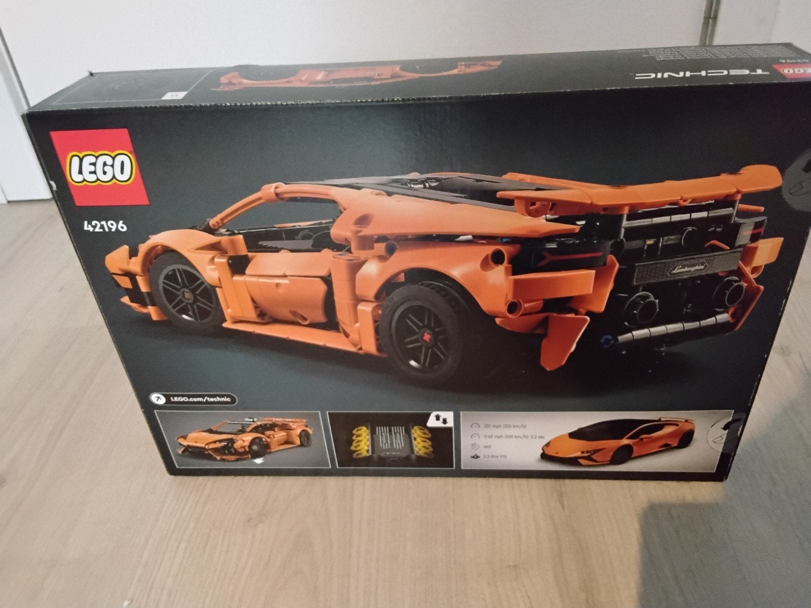 Lego 42196 Lamborghini Huracan Technica Sealed, Ophalen of Verzenden, Nieuw, Inclusief accessoires, Lego
