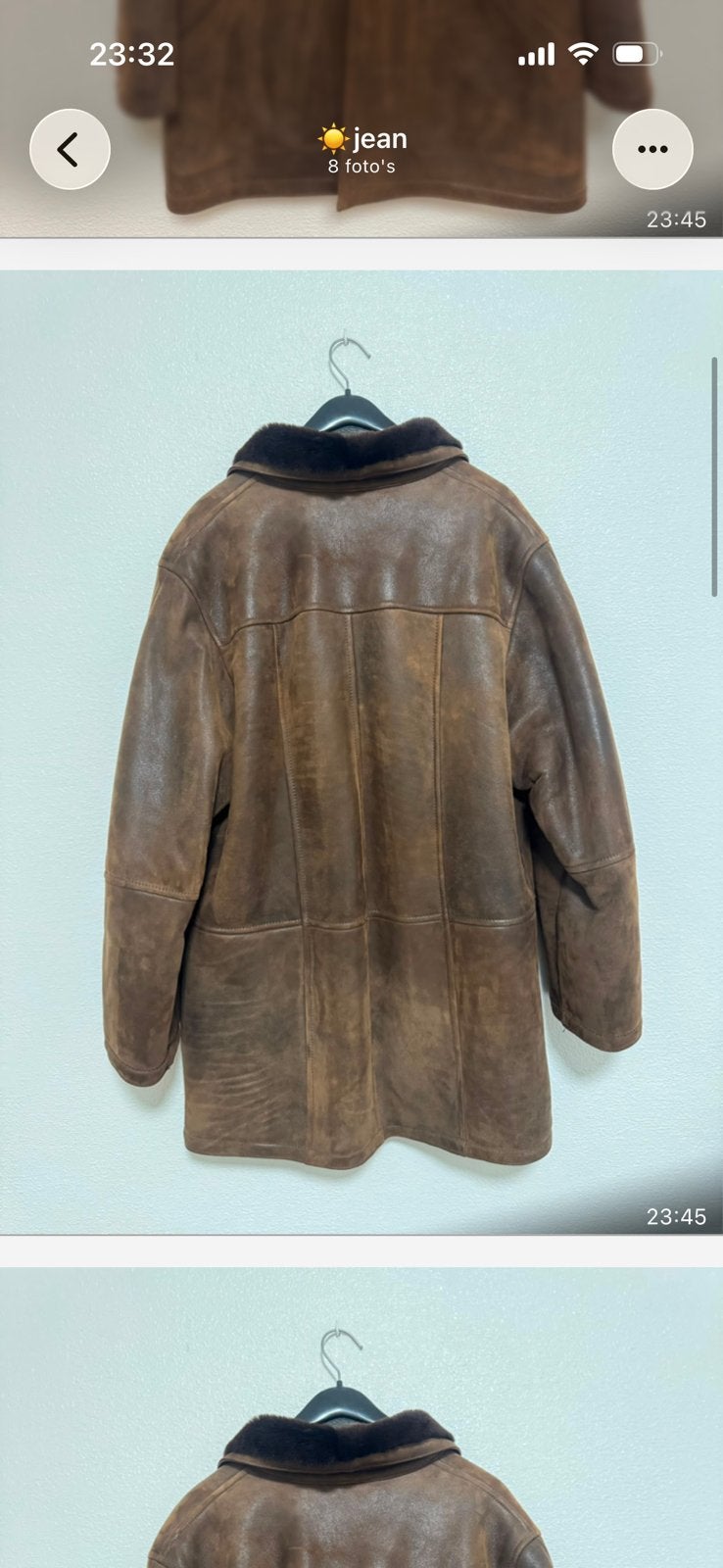Maanen vest echte leder, Enlèvement, Comme neuf