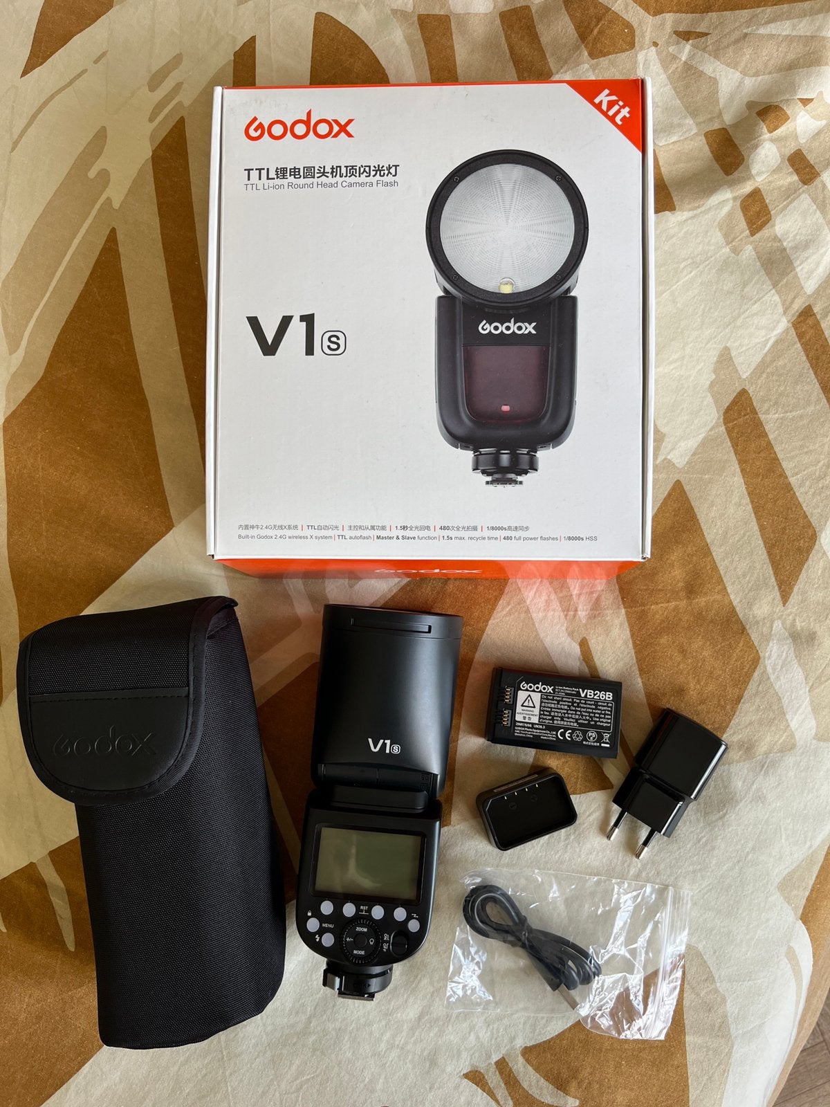 Godox Speedlite V1 Sony kit, Ophalen of Verzenden, Zo goed als nieuw, Sony, Godox