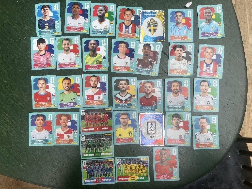 voetbalkaarten wk 2026, Ophalen of Verzenden, Zo goed als nieuw, Meerdere kaarten