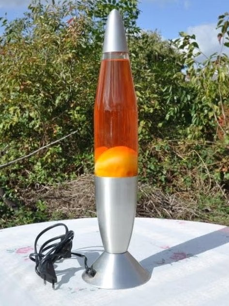 §   lampe magma vintage orange, Enlèvement ou Envoi