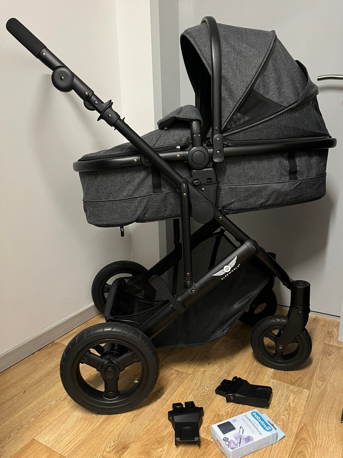 SLEEWORLD 4in1 kinderwagen met isofix als nieuw, Ophalen, Kinderwagen