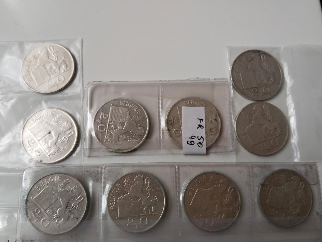 10 X Mercure Prince Charles zilver, Verzenden, Zilver, Losse munt, Zilver
