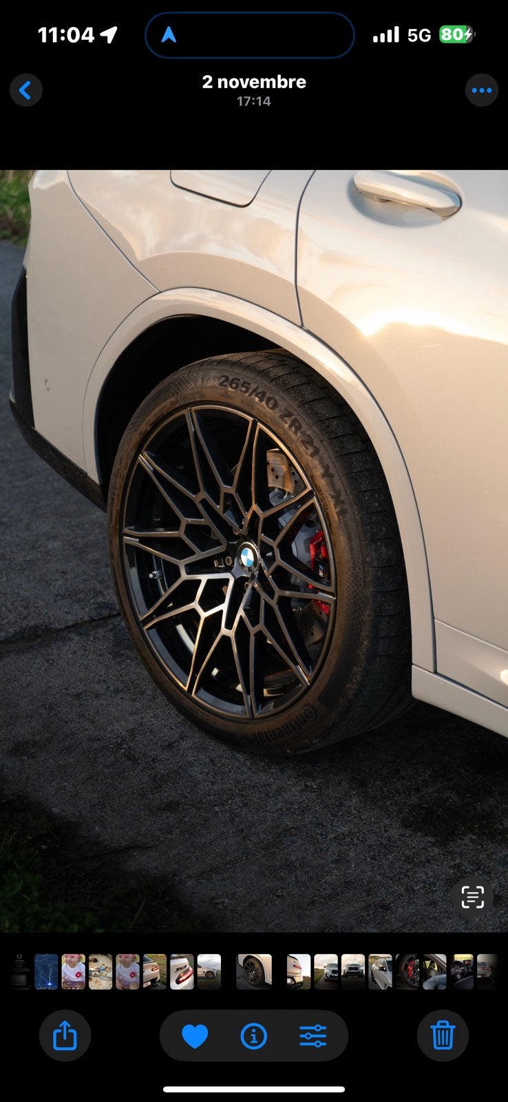 Jante 21 ‘ d’origine X4M +option pneu michelin x4, Autos : Pièces & Accessoires, Pneus & Jantes, Enlèvement