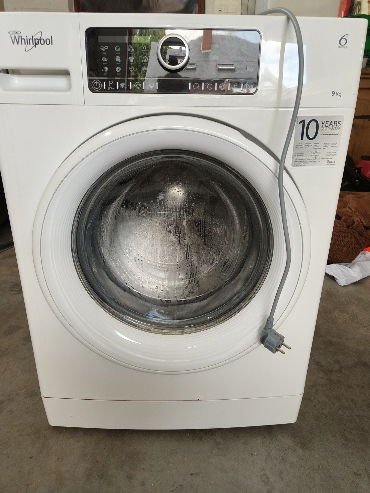 Wasmachine whirlpool, Ophalen