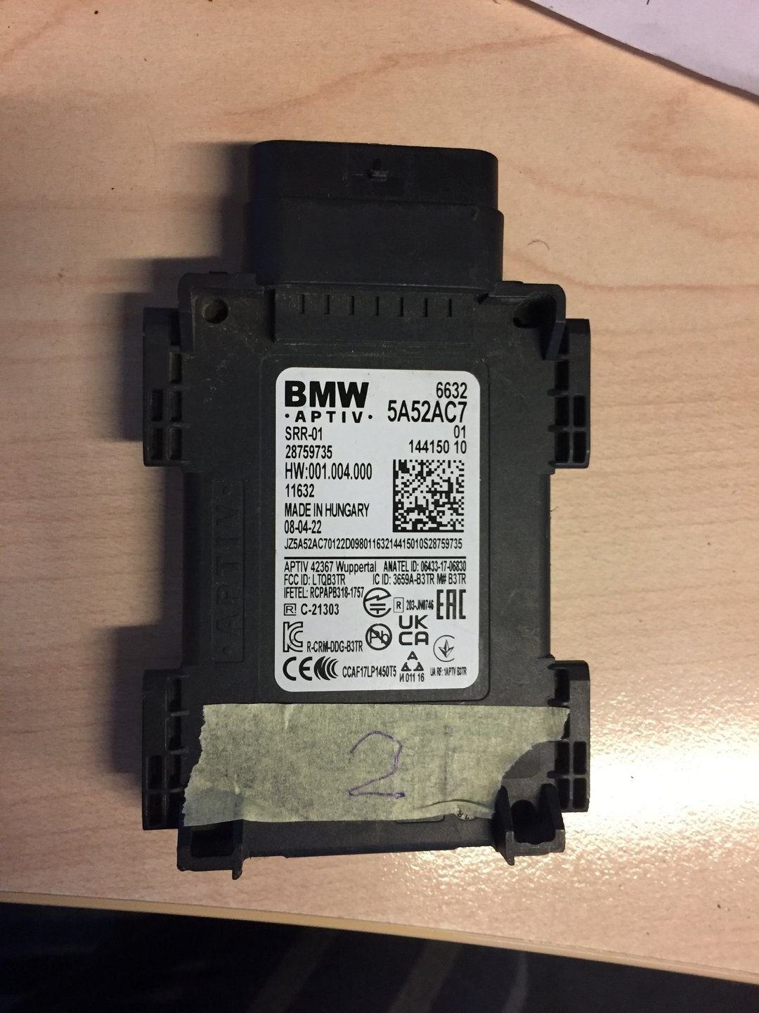 BMW Blind spot control module voor diverse modellen 5A52AC7, -, Utilisé, -, Enlèvement ou Envoi
