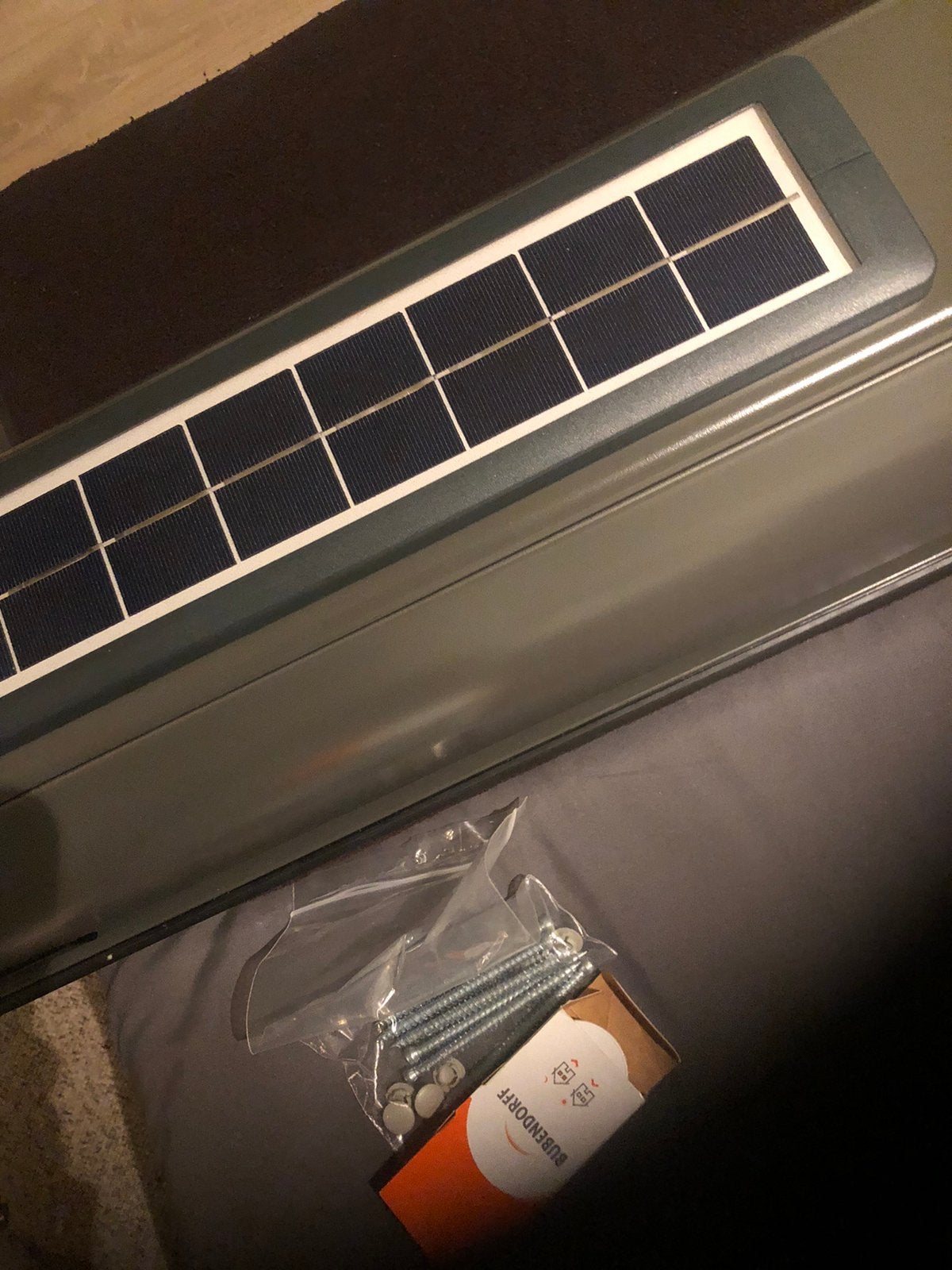 Solar voorzetrolluik voordeur 1m op 2 m, Bricolage & Construction, Volets, Enlèvement