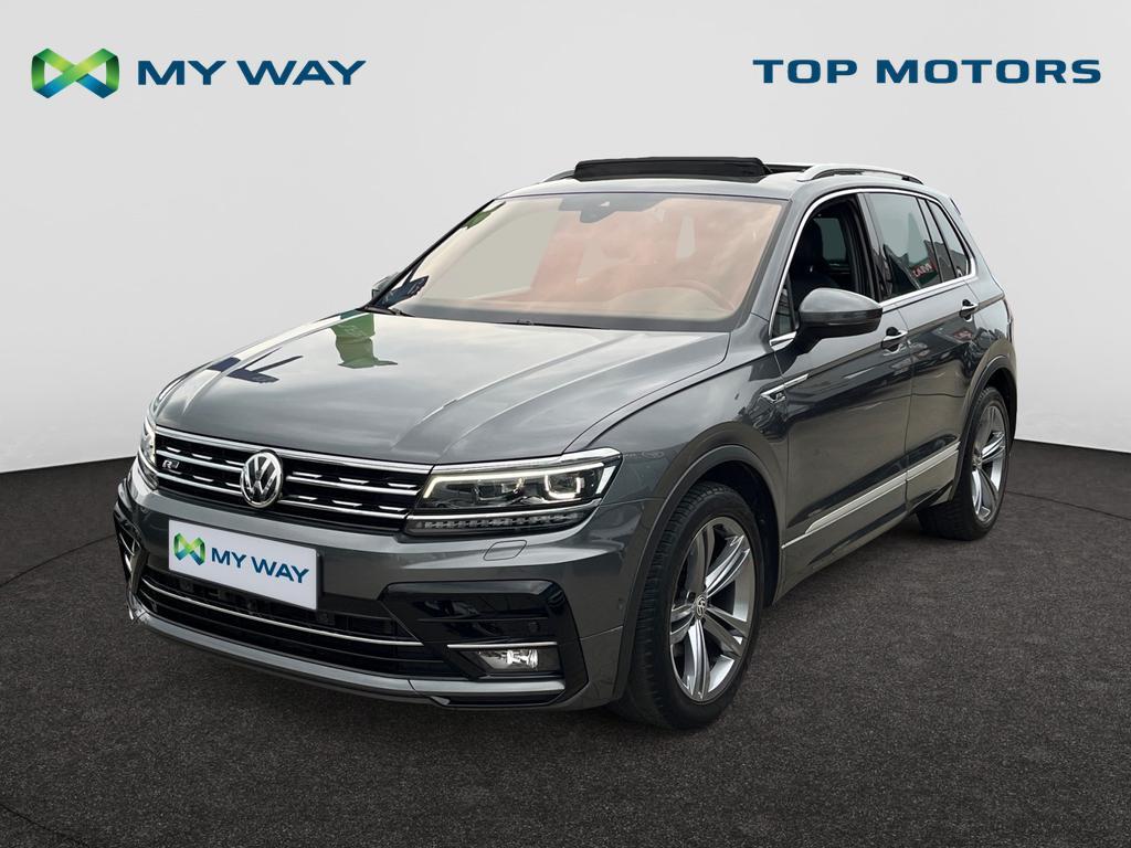 Volkswagen Tiguan AUTOMAAT*360Â° CAMERA*PANODAK*TREKHAAK*CAR, Auto's, Volkswagen, Automaat, Lederen bekleding, 174 g/km, SUV of Terreinwagen