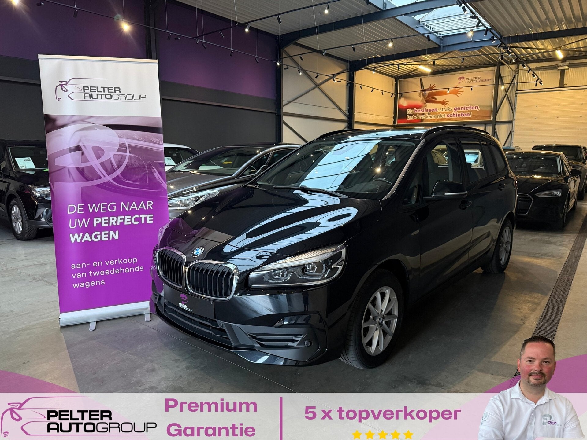 BMW 216 d Active Tourer Automaat Bj.2020 Eur6d, Autos, 0 kg, Euro 6, Entreprise, Noir