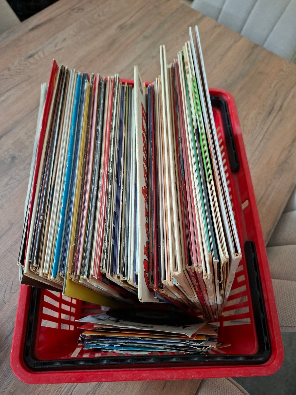 Lot de 55 disques vinyles 33 tours, Enlèvement