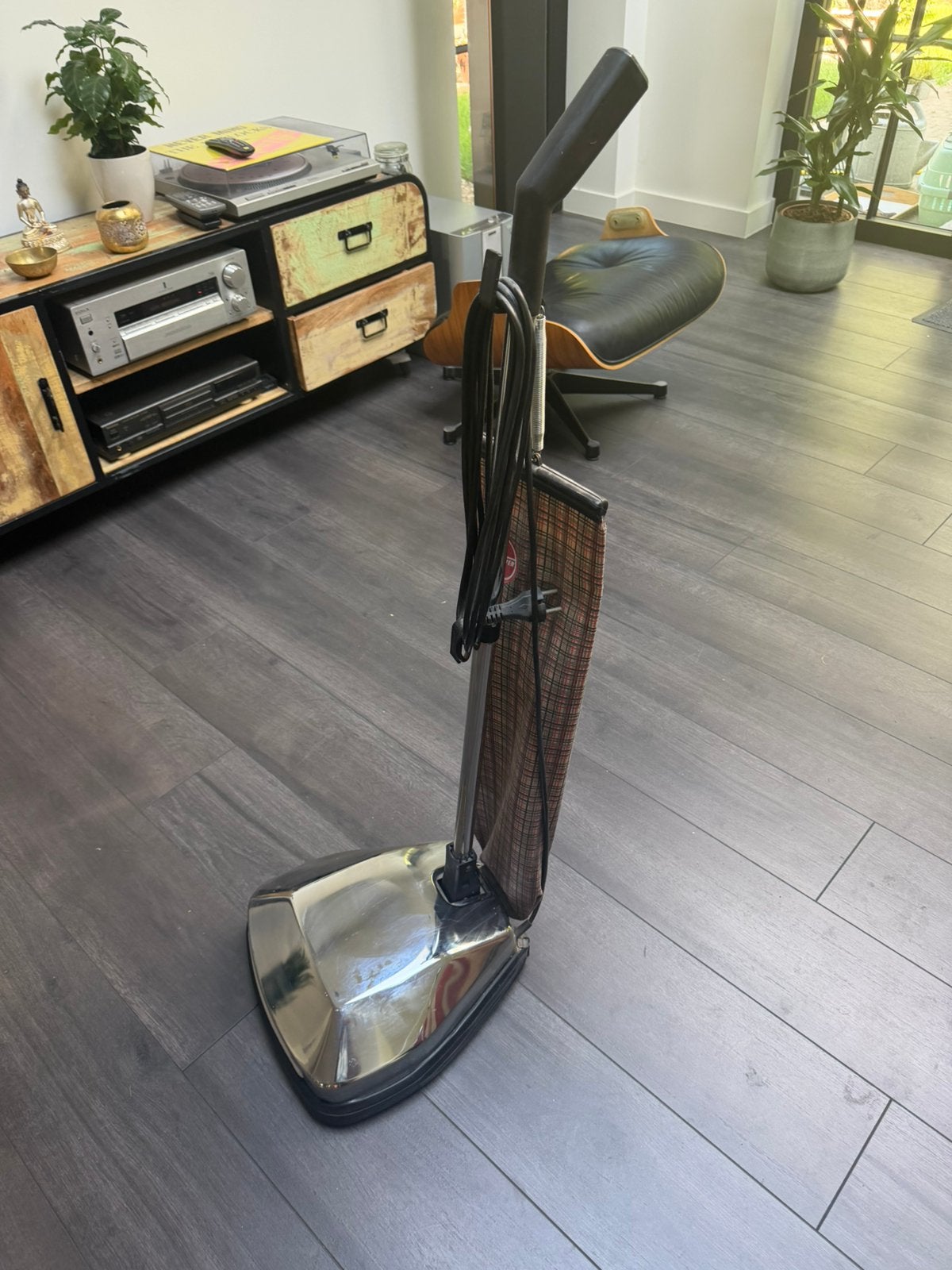 Vintage Hoover boenmachine / vloerpoetsmachine F2698, Ophalen, Gebruikt, Vloerreiniger