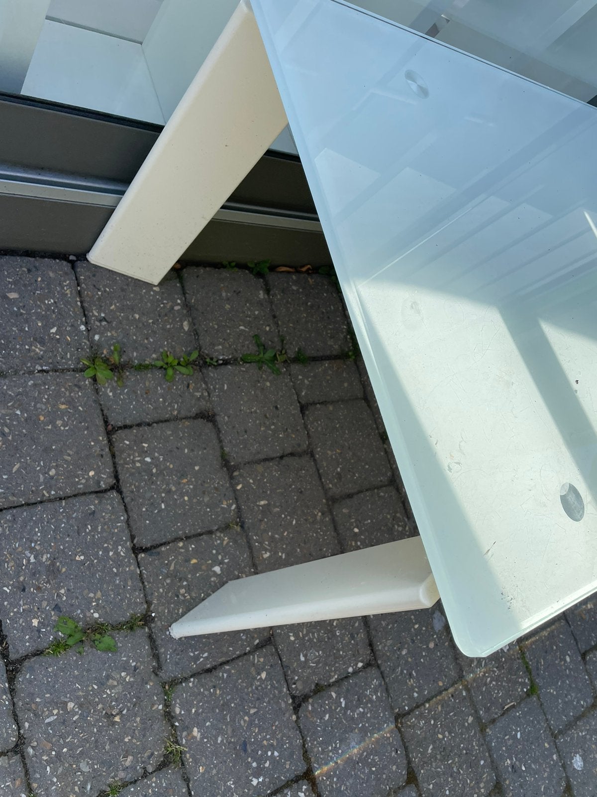 Salontafel glas, Ophalen, Zo goed als nieuw, Glas