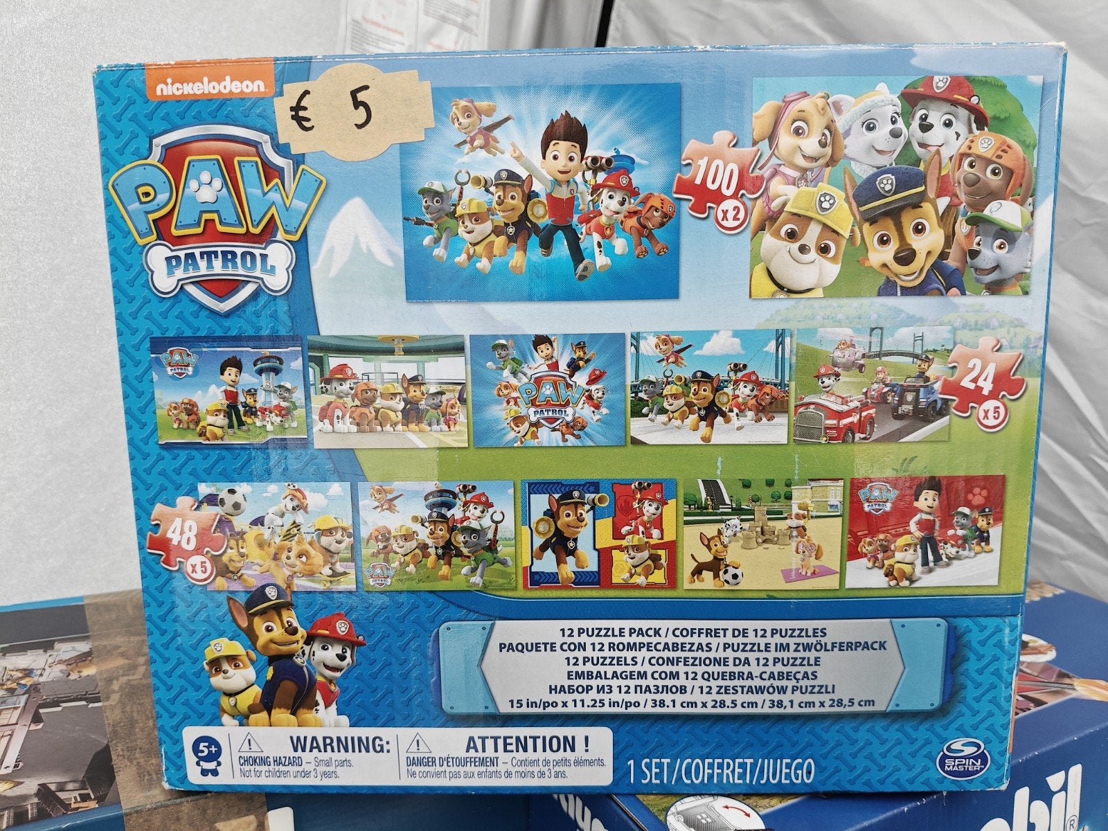 puzzel paw pwatrol, Ophalen, Minder dan 500 stukjes, Gebruikt, Legpuzzel