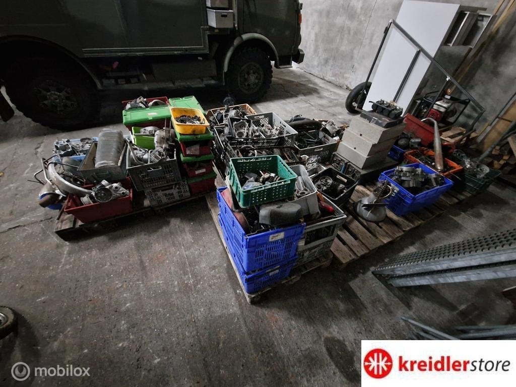 Grote partij Oldtimer bromfiets onderdelen in 1 koop, Gebruikt, Kreidler, Ophalen of Verzenden, Kreidler