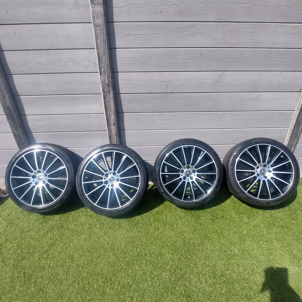 Mercedes 19inch breedset orginele, Auto-onderdelen, Banden en Velgen, Ophalen, Band(en)