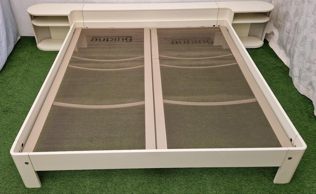 Auping Auronde Bed 180x200cm met Achterwand en Nachtkastjes, Enlèvement ou Envoi