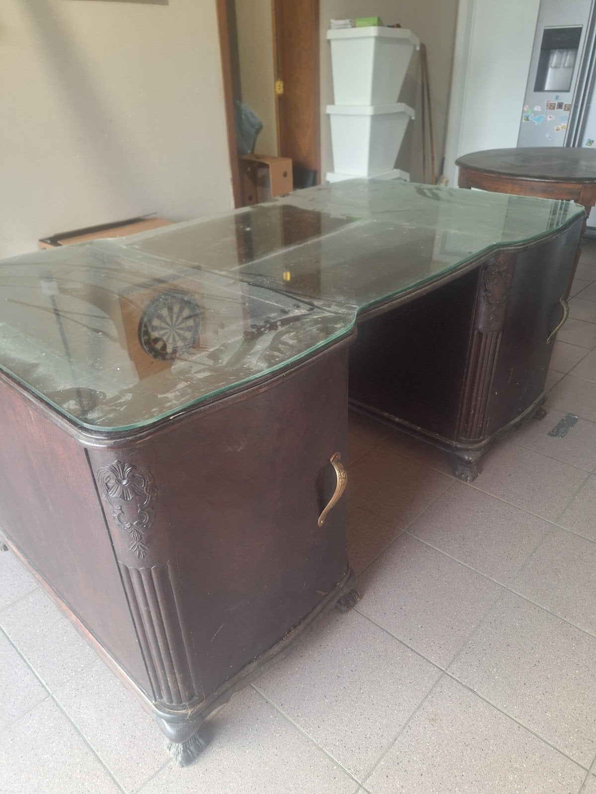 notaris bureau dubbel voor opmaak, Antiek en Kunst, Ophalen