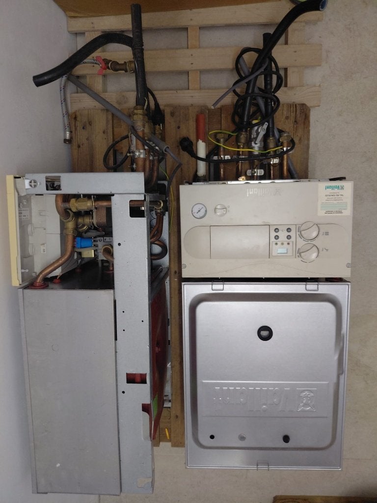 Vaillant Turbomax Plus gaswandketel 24 kW, Doe-het-zelf en Bouw, Ophalen, Gebruikt, Aardgas, Geiser