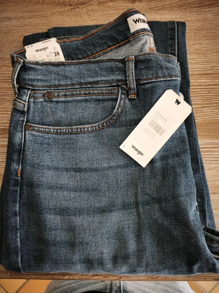 Damesjeans Wrangler W31/L34, Ophalen, Blauw, Nieuw, Wrangler