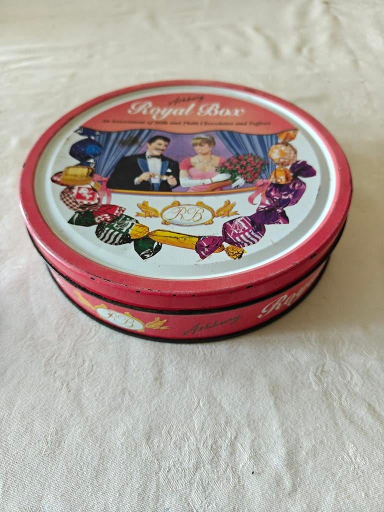 Vintage blikken snoepdoos 1970-80, Ophalen of Verzenden