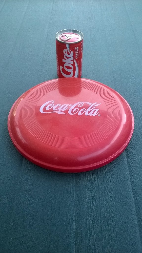 Coca-Cola 1 Frisbee et 1 petite canette, Enlèvement ou Envoi, Comme neuf, Autres types