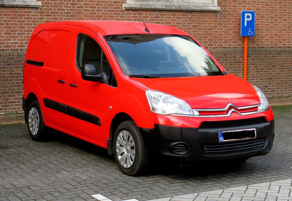 Citroen Berlingo Lichte vracht 2014 met 102.000Km, Autos, Rouge, 3 places, Boîte manuelle, Autre carrosserie