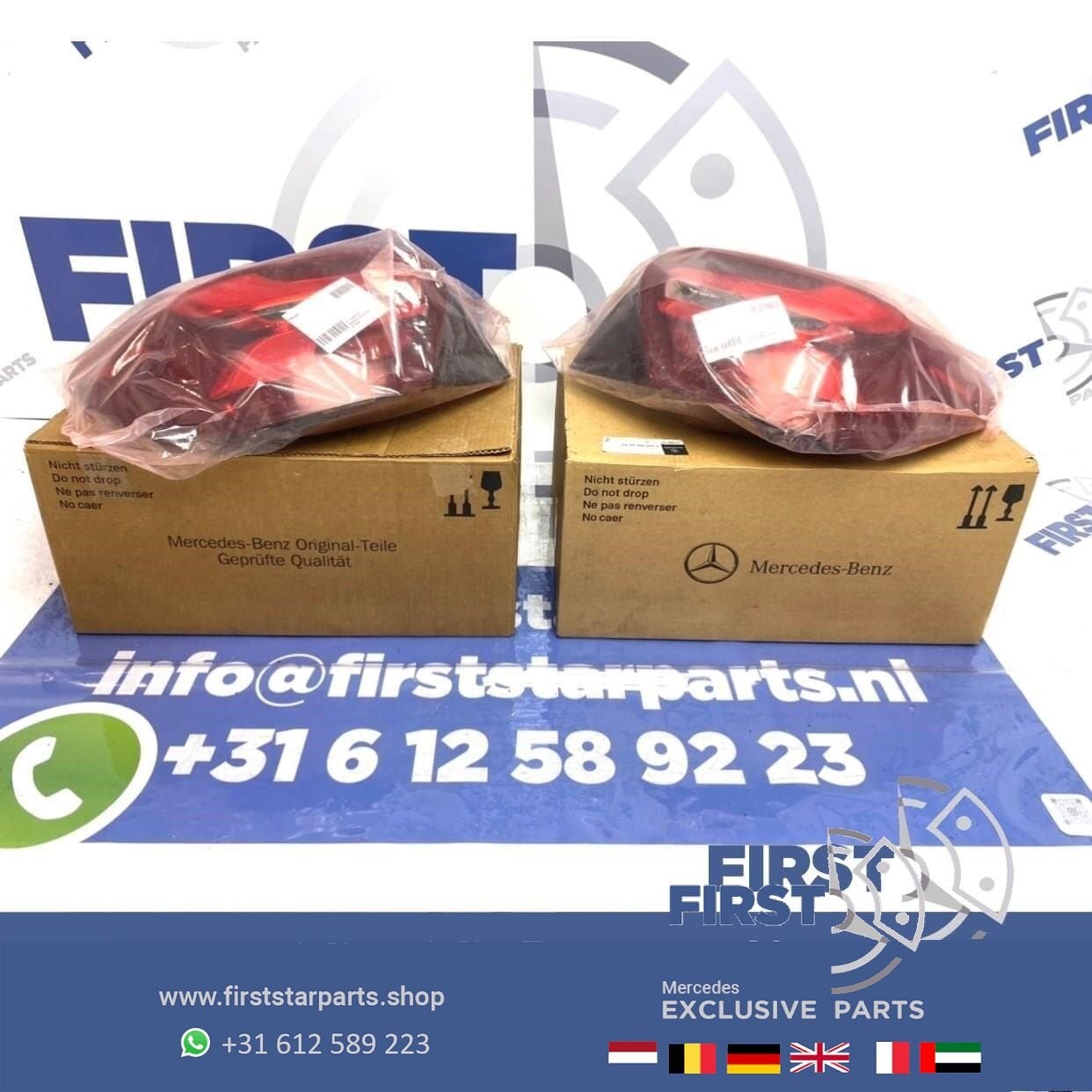 W176 FACELIFT LED ACHTERLICHTEN SET ORIGINEEL FULL LED 2018, Auto-onderdelen, Gebruikt, -, Ophalen of Verzenden, -