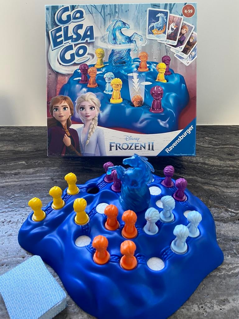 Hop Hop Go Elsa Go van Disney Frozen II Ravensburger, Hobby en Vrije tijd, Ophalen, Zo goed als nieuw