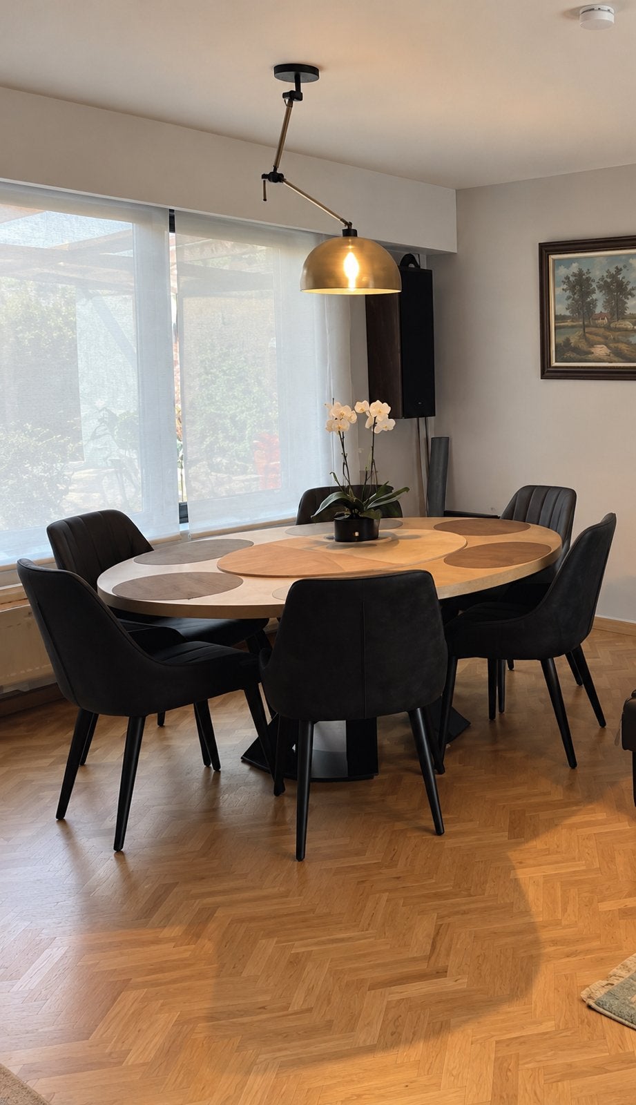 Ronde eettafel van YGO, Huis en Inrichting, Ophalen, Zo goed als nieuw