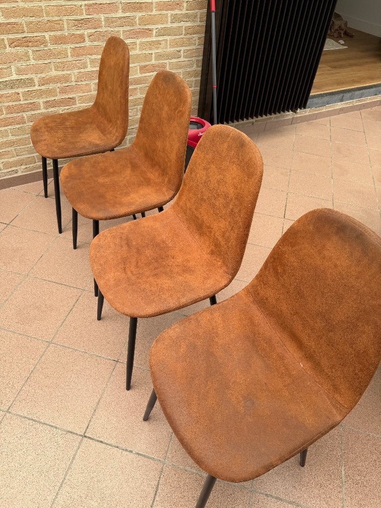 Stoelen Cognac, Huis en Inrichting, Stoelen, Ophalen