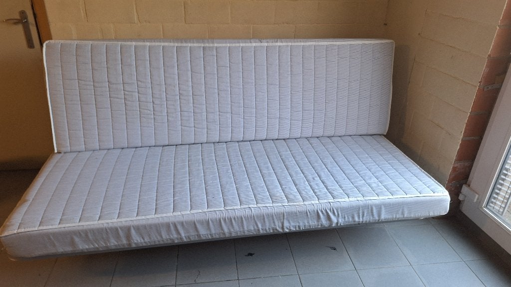 Slaapbank 140x200, Maison & Meubles, Queen size, 140 cm, Enlèvement, Utilisé