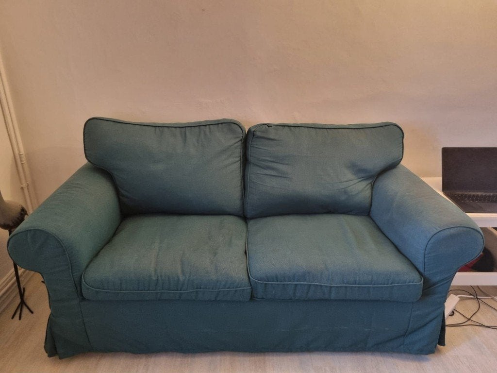 Sofa 2 places Ektorp vert, Maison & Meubles, 100 à 125 cm, Banc d'angle, 150 à 200 cm, Comme neuf