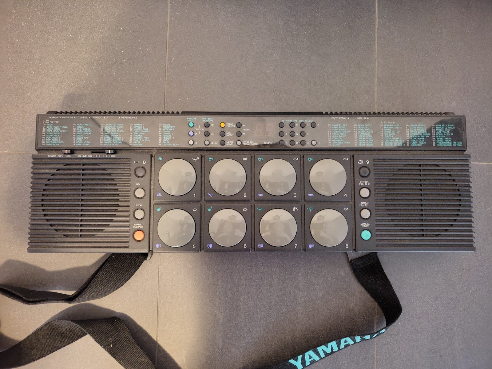 Yamaha DD10 drummachine, Ophalen, Gebruikt