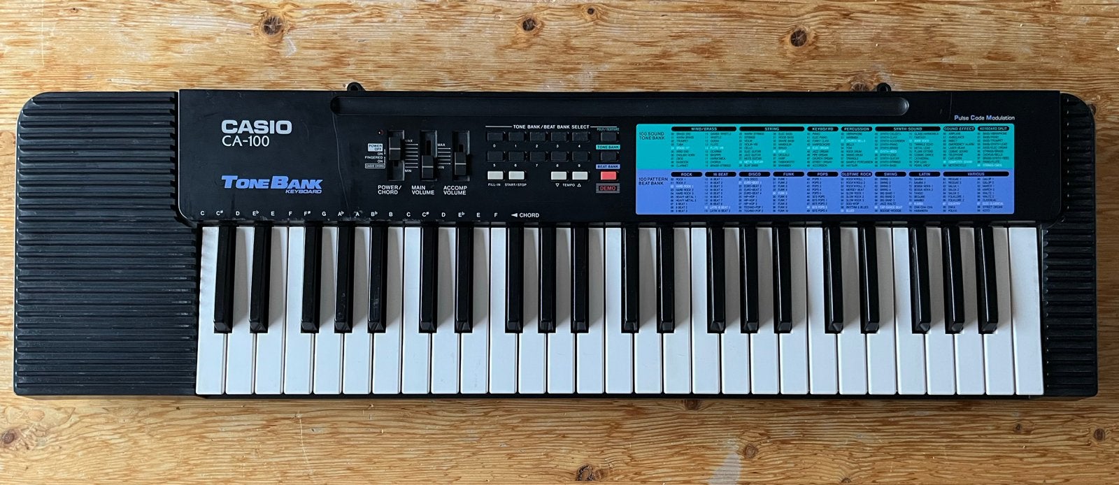 CASIO CA-100 Tone Bank Keyboard, Muziek en Instrumenten, Keyboards, Ophalen of Verzenden, Zo goed als nieuw, Casio