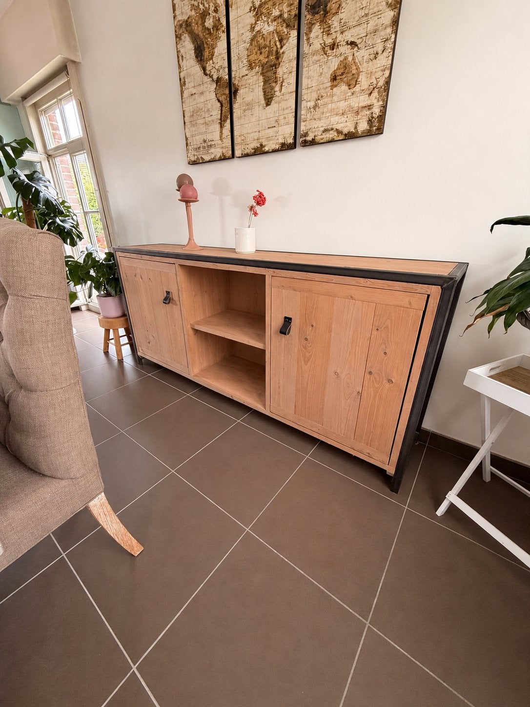 Dressoir in hout, Huis en Inrichting, Ophalen, Zo goed als nieuw