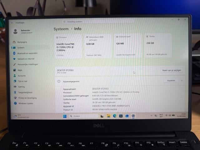 Laptop Dell XPS 13 9360, Computers en Software, Windows Laptops, Ophalen, 2 tot 3 Ghz, 8 GB, 13 inch
