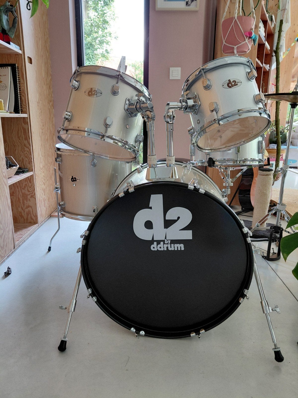 drumstel DDrum - complete set, Musique & Instruments, Batteries & Percussions, Enlèvement, Comme neuf, Autres marques