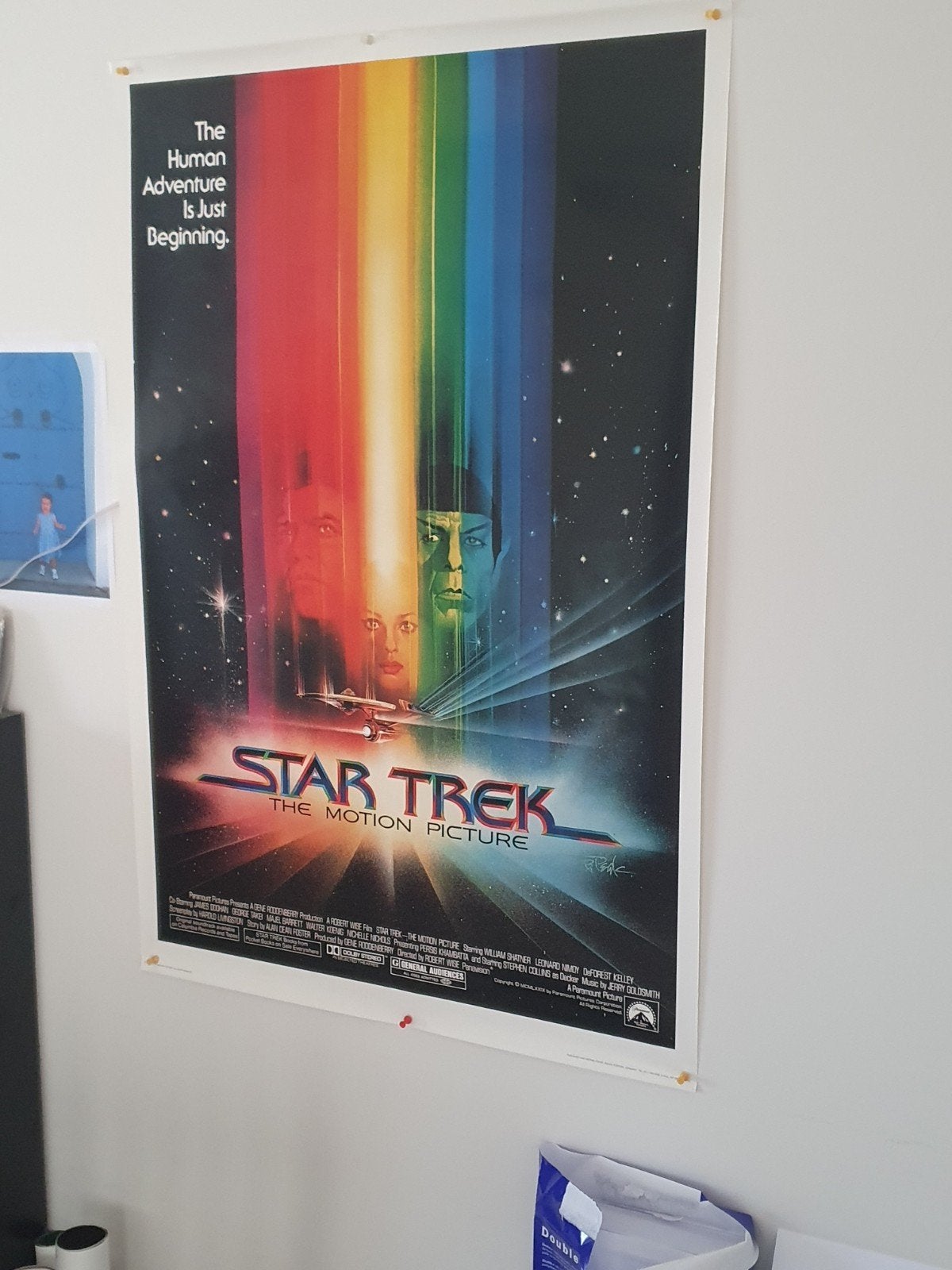 movie poster Star Trek The Motion Picture, Enlèvement ou Envoi, Rectangulaire vertical, Comme neuf, Cinéma et TV