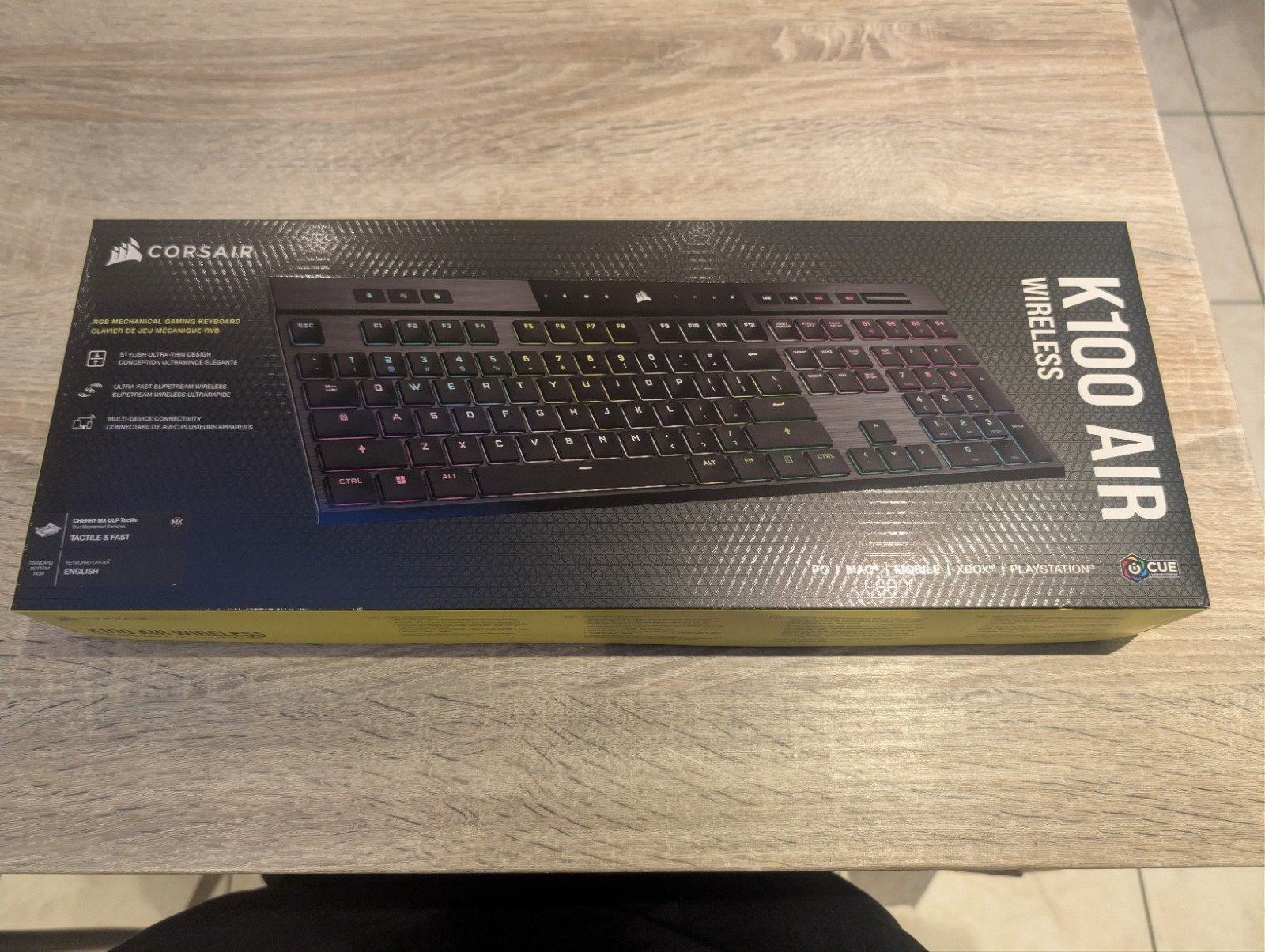 Corsair K100 air toetsenbord, Computers en Software, Toetsenborden, Gaming toetsenbord, Azerty, Ophalen of Verzenden, Zo goed als nieuw