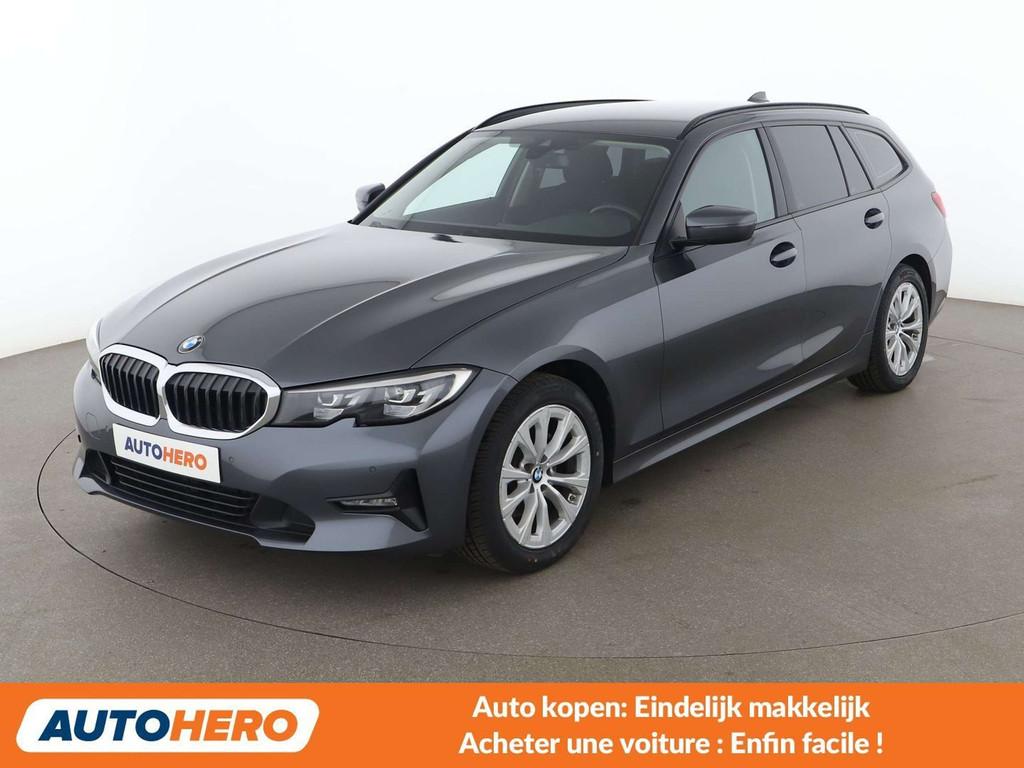 BMW 3 Serie 320 320d Mild-Hybrid xDrive Advantage, Autos, BMW, Argent ou Gris, Achat, Euro 6, Noir