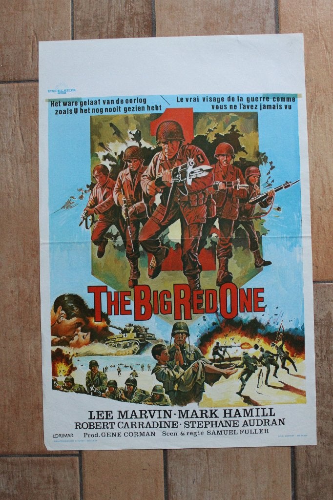 filmaffiche The Big Red One 1980 Lee Marvin filmposter, Enlèvement ou Envoi, Rectangulaire vertical, A1 jusqu'à A3, Comme neuf